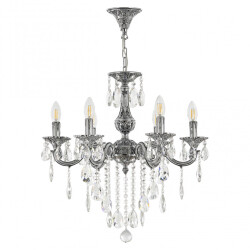 Фото Люстра с хрустальными подвесками AL78101/6/175 B NB Bohemia Ivele Crystal