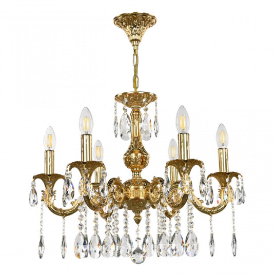 Фото Люстра с хрустальными подвесками AL79101/6/175 A G Bohemia Ivele Crystal