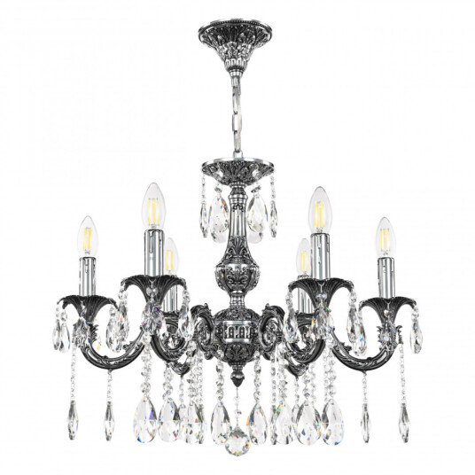 Фото Люстра с хрустальными подвесками AL79101/6/175 A NB Bohemia Ivele Crystal