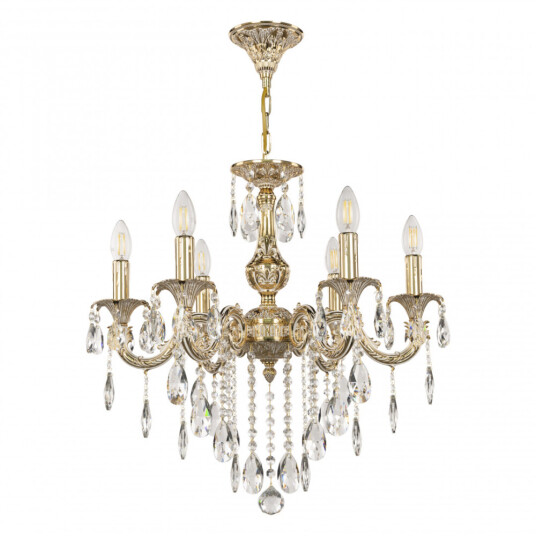 Фото Люстра с хрустальными подвесками AL79101/6/175 B GW Bohemia Ivele Crystal
