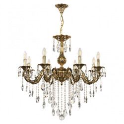 Фото Люстра с хрустальными подвесками AL79101/8/250 B GB Bohemia Ivele Crystal