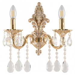 Фото Бра с хрустальными подвесками AL7801B14/2/175 A GW Bohemia Ivele Crystal