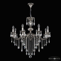 Фото Люстра с хрустальными подвесками AL78101/8/250 B NB Bohemia Ivele Crystal