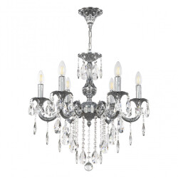 Фото Люстра с хрустальными подвесками AL79101/6/175 B Ni Bohemia Ivele Crystal