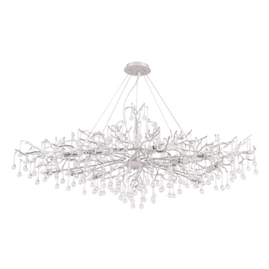 Фото Люстра Crystal Lux REINA V2 SP12 L1500 SILVER PATINA