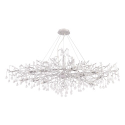 Фото Люстра Crystal Lux REINA V2 SP12 L1500 SILVER PATINA