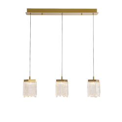 Фото Подвесной светильник MD25020403-3B2 Satin gold, LED/16.4W, 3000K dimmable