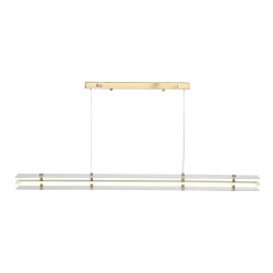 Фото SL6245.223.01 Светильник подвесной ST-Luce золотистый/Прозрачный LED 1*30W 4000K ФЭГИ