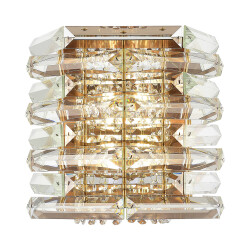 Фото SL6137.201.02 Светильник настенный ST-Luce медь/прозрачный E14 2*40W СТРОЦЦИ