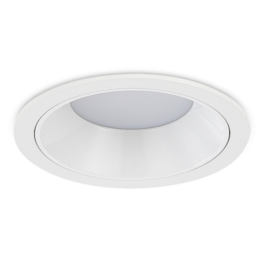 Фото ST755.538.07 Св-к встр. Белый LED 1*7W 3000K 630Lm Ra80 120° IP20 D85xH45 100-240V Встраиваемые светильники