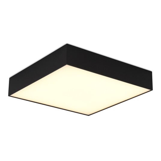 Фото ST608.432.96 Светильник потолочный Черный LED 1*96W 3000K 8 640Lm Ra>90 120° IP20 L600xW600xH55 180- Накладные светильники