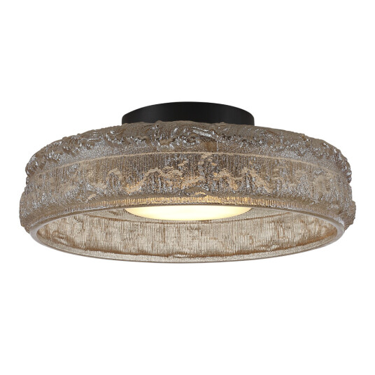 Фото SL6143.422.01 Светильник потолочный ST-Luce черный/шампань LED 1*15W 4000K АНТИК