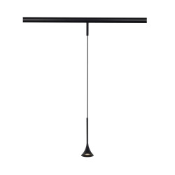 Фото ST688.446.05 Магнитный трековый светильник Черный LED 1*5W 4000K 240Lm Ra>90  IP20 D70xH225 24V SUPER5