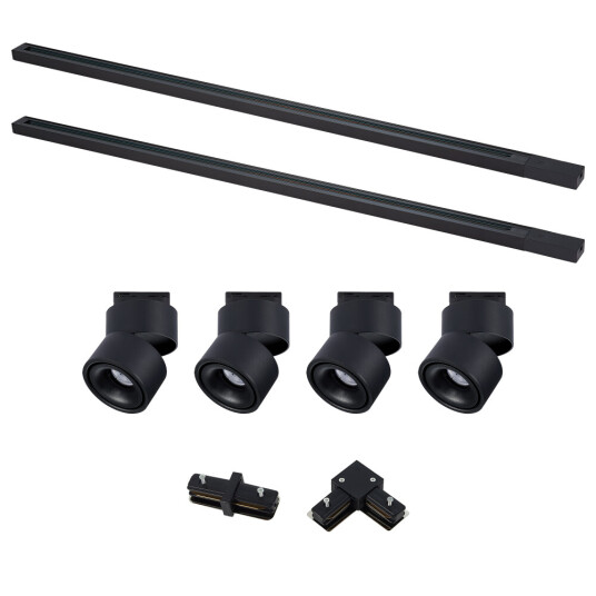 Фото ST2652.430.04 Комплект трек, черный, 4св-ка,2шинопр-да, кон-ры,ST652.436.12,ST001.419.00,ST002.419.0 BASE