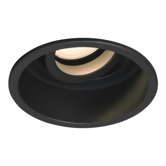 Фото ST261.408.01 Св-к встр. Черный GU10 1*50W IP20 D91,5xH5,2 220V Без ламп Встраиваемые светильники