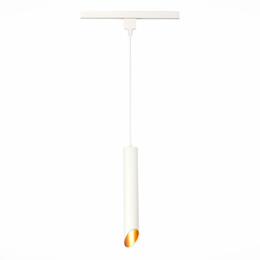 Фото ST152.516.01 Светильник трековый Белый GU10 1*50W IP20 D60xH400 220V Без ламп BASE