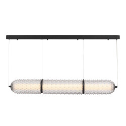 Фото SL6144.413.01 Светильник подвесной ST-Luce черный/прозрачный LED 1*37W 4000K САГУАРО