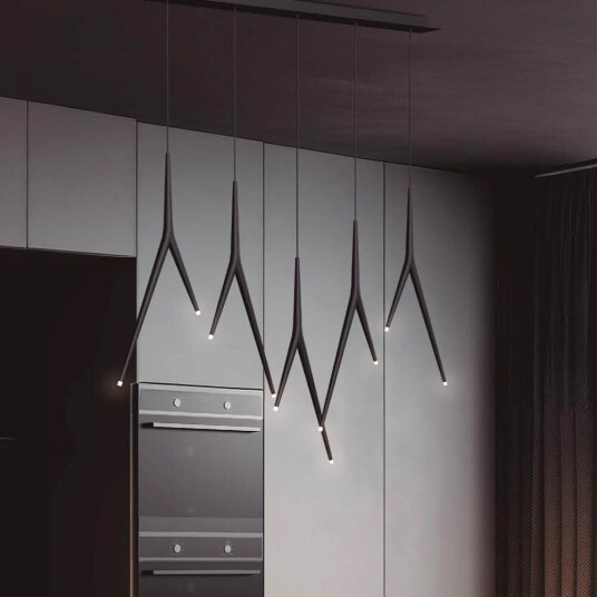 Фото 9385+9220 (5L) Подвесная люстра ARRECIFE