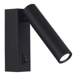 Фото ST161.411.05 Светильник настенный ST-Luce Черный/Черный LED 1*5W 3000K Настенные светильники