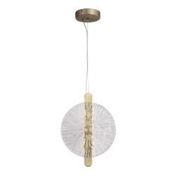 Фото SL6141.303.01 Светильник подвесной ST-Luce бронза/прозрачный LED 1*11W 4000K АЗИО