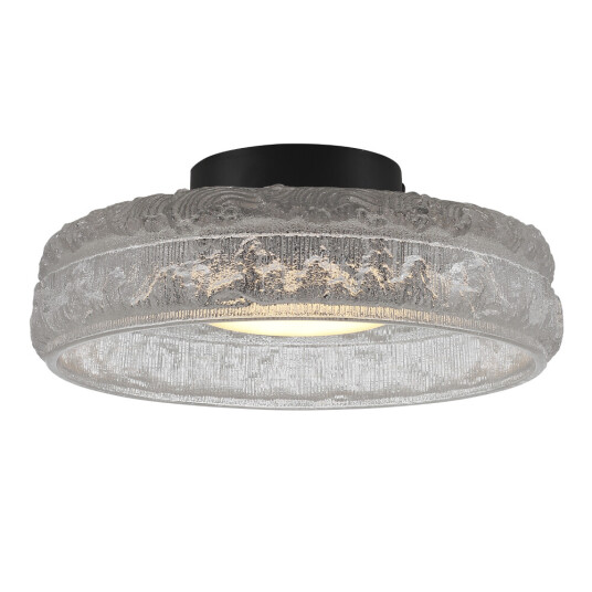 Фото SL6143.402.01 Светильник потолочный ST-Luce черный/прозрачный LED 1*15W 4000K АНТИК