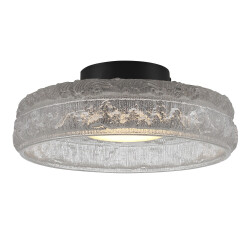 Фото SL6143.402.01 Светильник потолочный ST-Luce черный/прозрачный LED 1*15W 4000K АНТИК