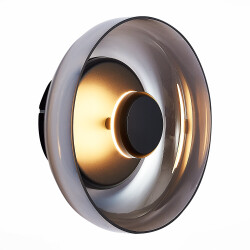 Фото SL6002.401.01 Светильник настенный ST-Luce Черный/Дымчатый LED 1*7W 4000K ЛАЦИО