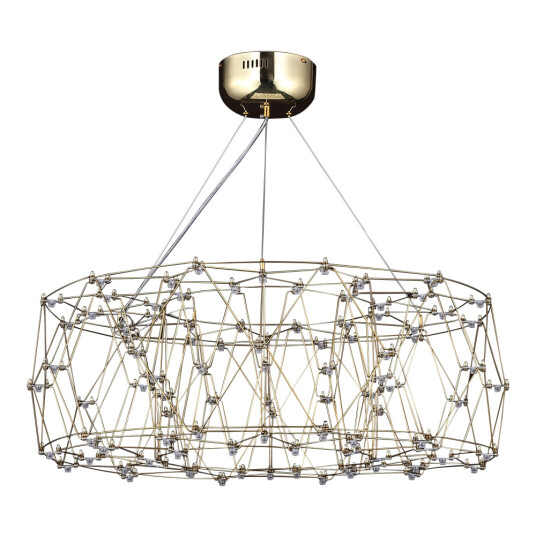 Фото SL6602.203.48 Светильник подвесной ST-Luce Золотистый/Прозрачный LED 1*48W 4000K ГРАВЕТТА