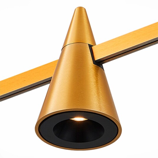 Фото ST813.246.05 Магнитный трековый светильник FARM Золотистый LED 1*5W 4000K 272Lm Ra90 60 IP20 D70xH1 FARM