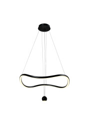 Фото SL6209.403.40 Светильник подвесной ST-Luce Черный/Черный, Белый LED 1*40W 3000K ОРИОН