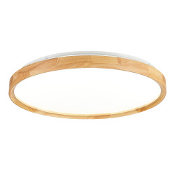 Фото SLE201382-01 Светильник потолочный Светлое дерево/Белый LED 1*40W 3000K/4000K/6000K DELIA