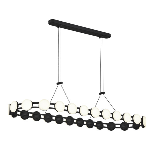 Фото SL6610.403.26 Светильник подвесной ST-Luce черный/белый LED 1*50W 4000K МОНРО