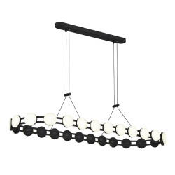 Фото SL6610.403.26 Светильник подвесной ST-Luce черный/белый LED 1*50W 4000K МОНРО