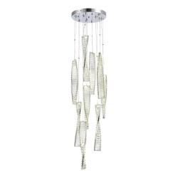 Фото SL6205.103.09 Светильник подвесной ST-Luce Хром/Прозрачный LED 1*99W 4000K ЭЛИКА