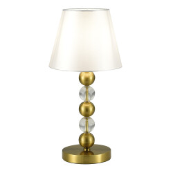 Фото SL2003.304.01 Прикроватная лампа ST-Luce латунь/белый E27 1*40W АВРОРА