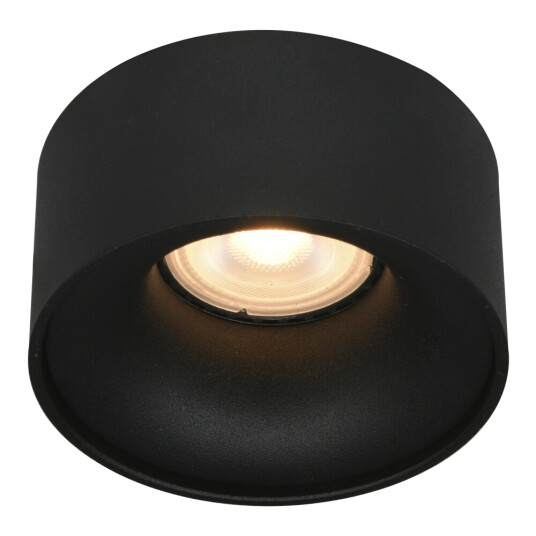 Фото ST260.408.01 Св-к встр. Черный GU10 1*50W IP20 D85xH104 220V Без ламп Встраиваемые светильники