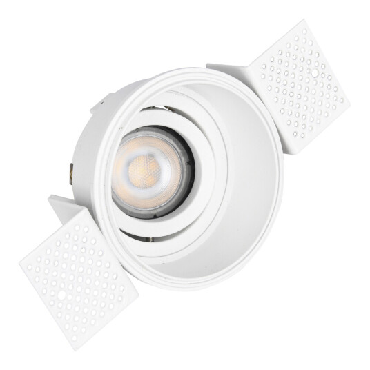 Фото ST262.508.01 Св-к встр. Белый GU10 1*50W IP20 D91,5xH5,2 220V Без ламп Встраиваемые светильники