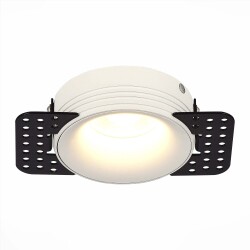 Фото ST218.558.01 Св-к встр. Белый GU10 1*50W  IP20 D78xH30 165-265V Без ламп Встраиваемые светильники