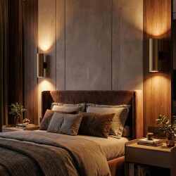 Фото CL512323R AXEL Бронза Рифл. Св-к Настенный 2-ламп.